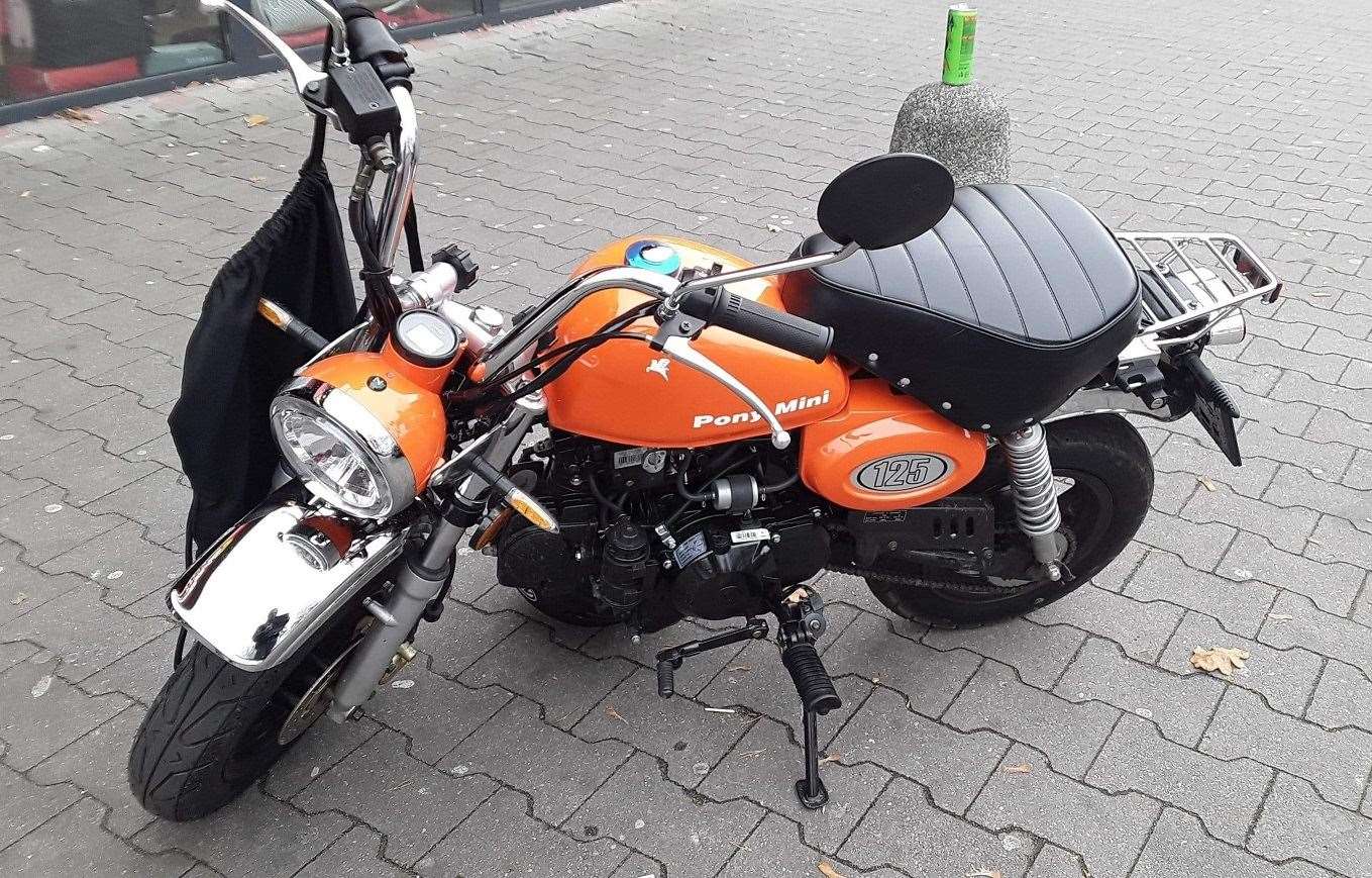 Locked Mini Motorbike Stolen In Haverhill